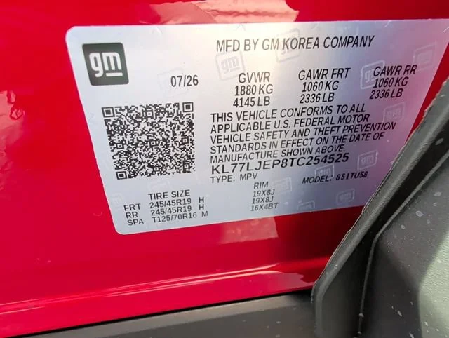 New 2026 Apex Red Chevrolet 2RS image 32