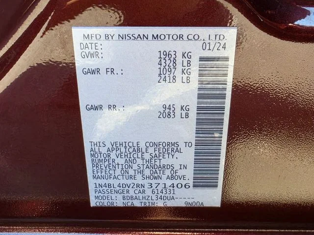 2024 Nissan Altima SV - Photo 31