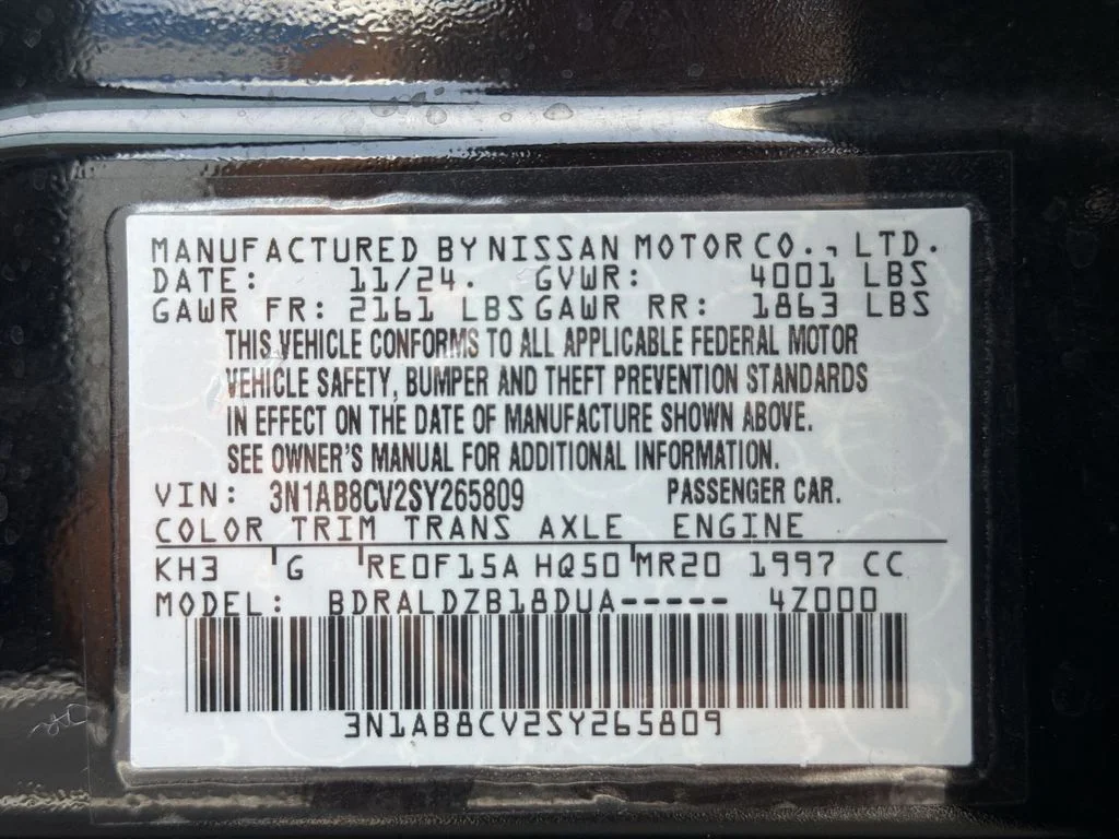 Used 2025 Black Nissan SV image 40