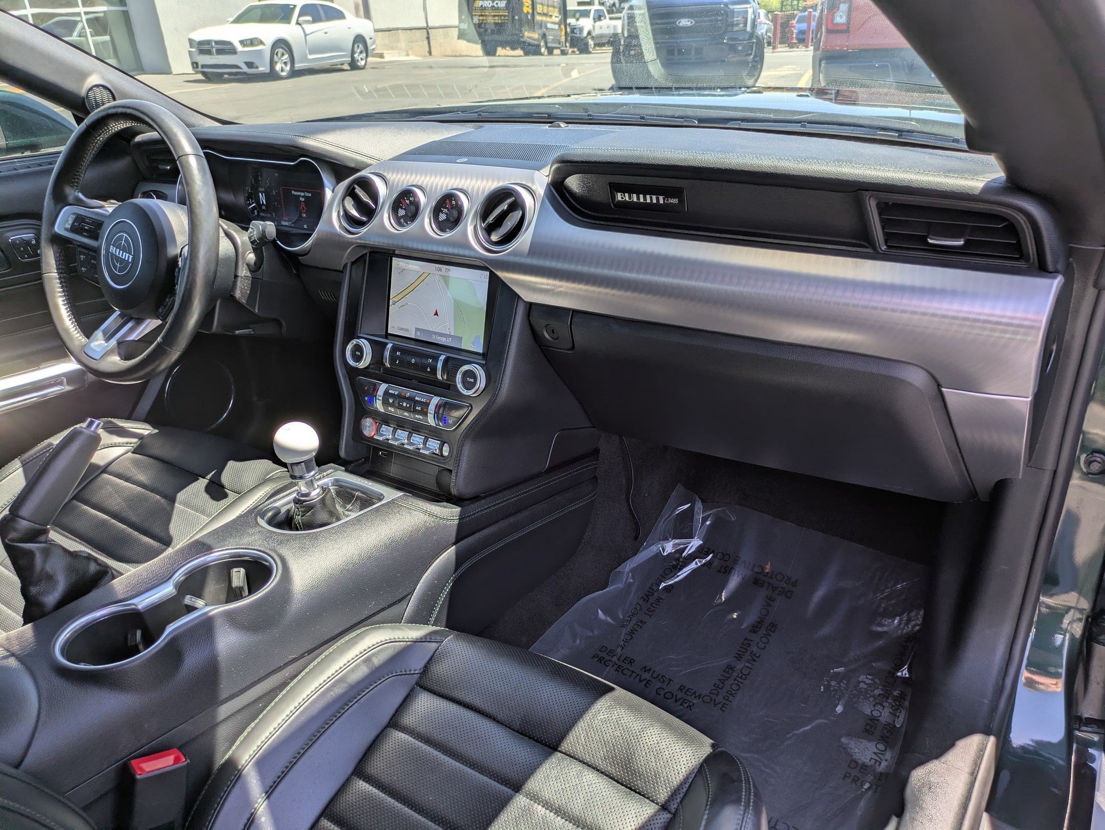 Used 2020 Dark Highland Green Metallic Ford Bullitt image 30