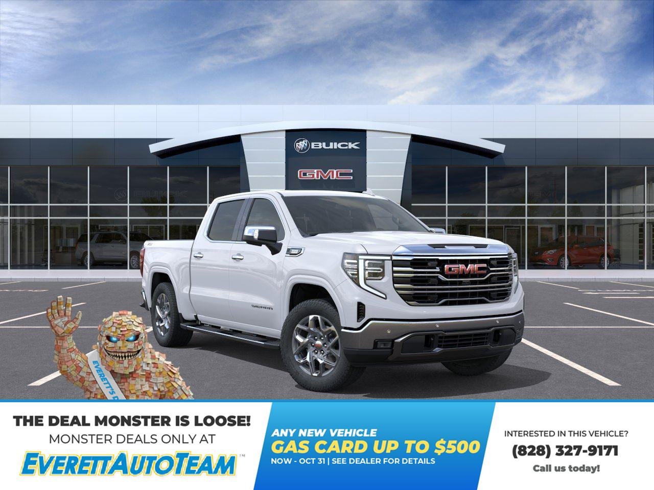 New 2026 Summit White GMC SLT image 1