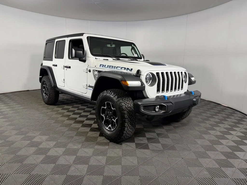Certified Used 2023 White Jeep Rubicon 4xe image 2