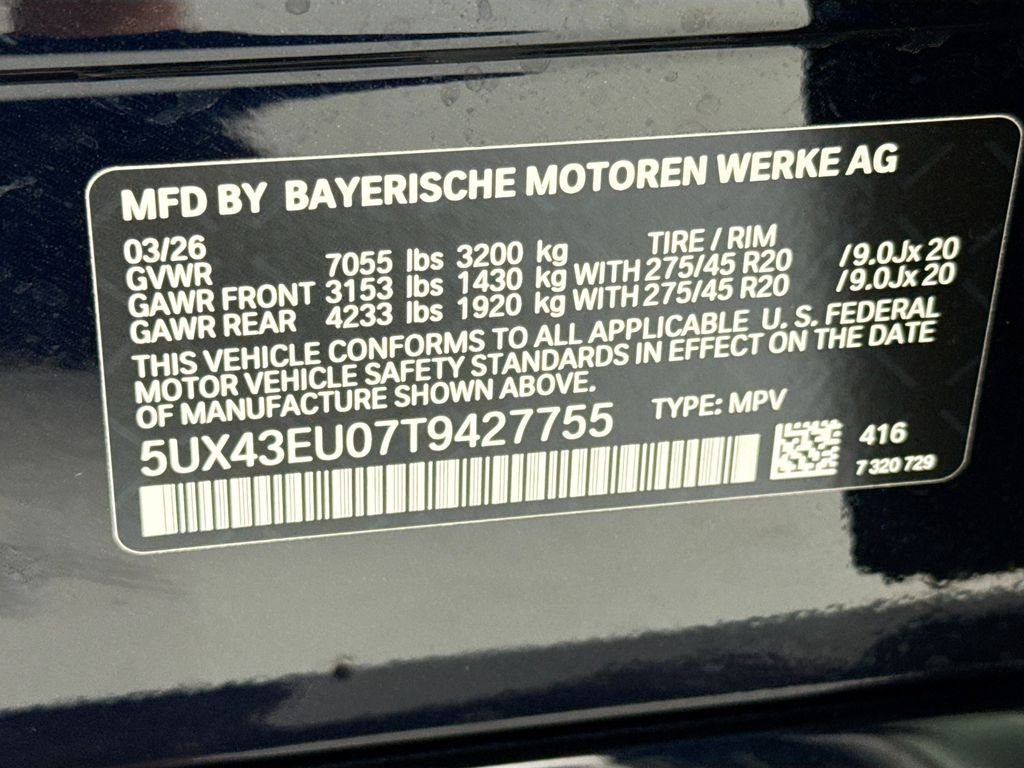 New 2026 Carbon Black Metallic BMW xDrive50e image 34