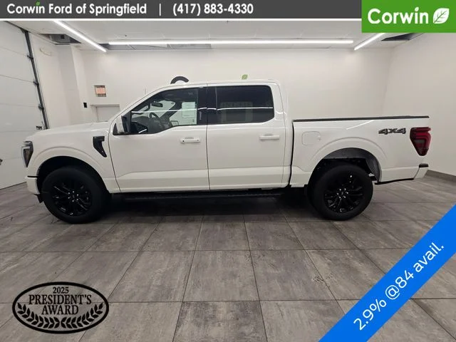 New 2026 Star White Metallic Tri-Coat Ford Lariat® image 2