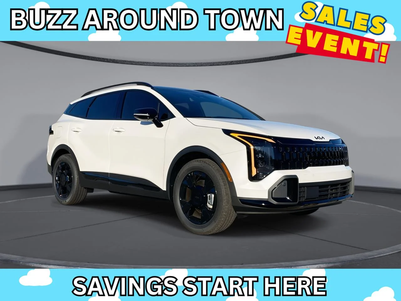 New 2026 Snow White Pearl Kia X-Line image 1