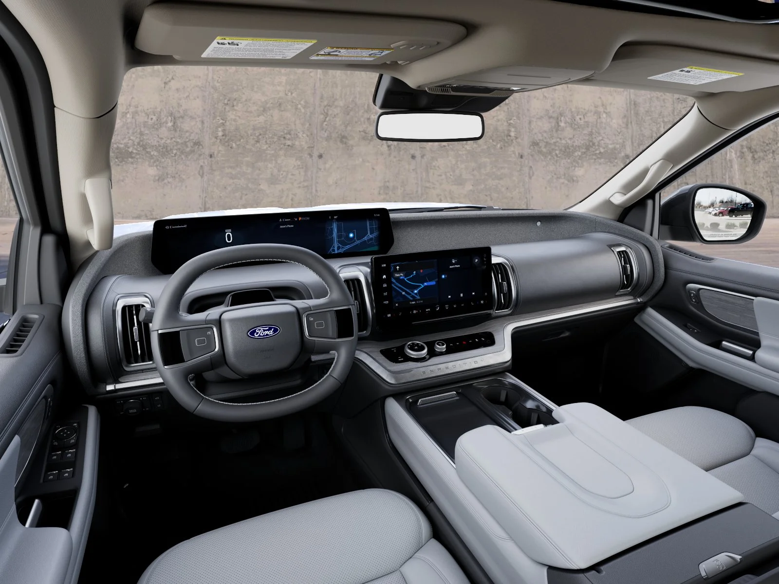 New 2027 Star White Metallic Tri-Coat Ford Platinum image 9