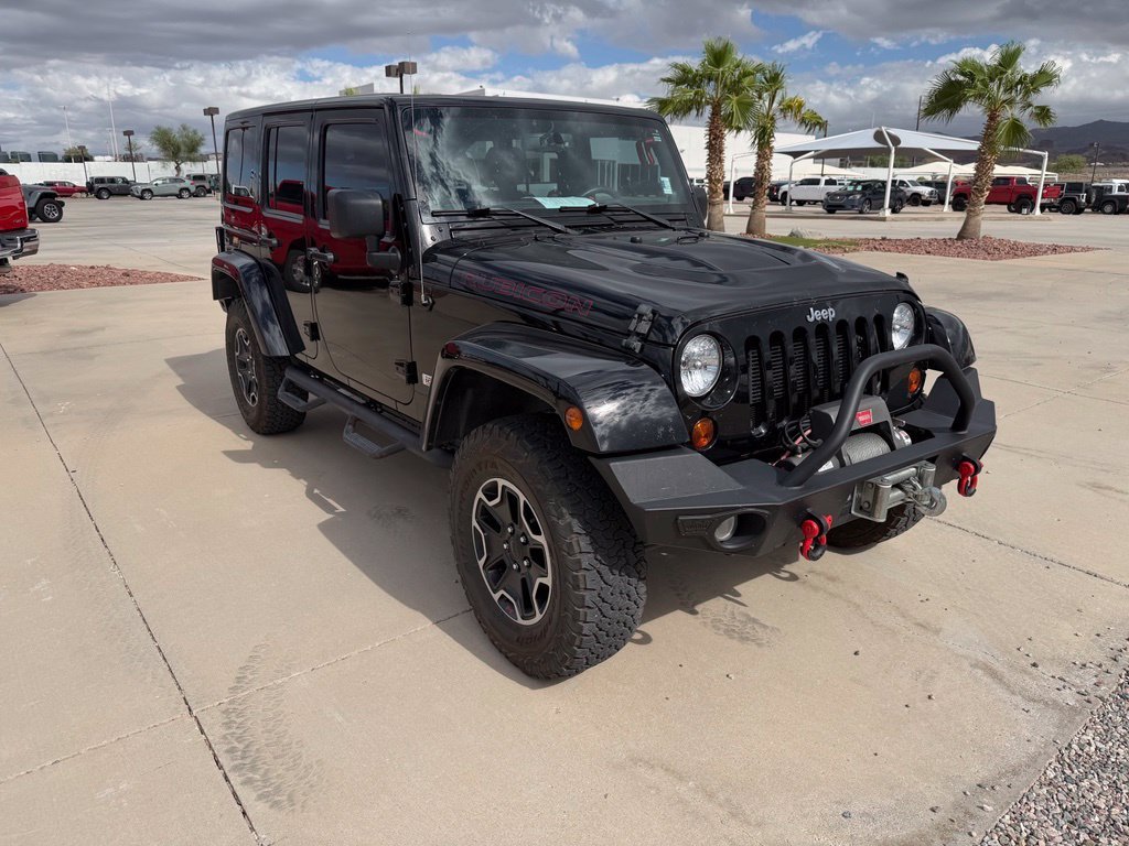Used 2013 Black Jeep Unlimited Rubicon image 2