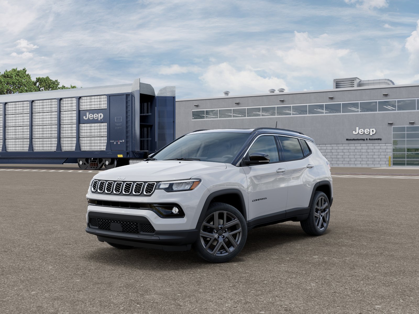 New 2026 Bright White Clear-Coat Exterior Paint Jeep Limited image 1