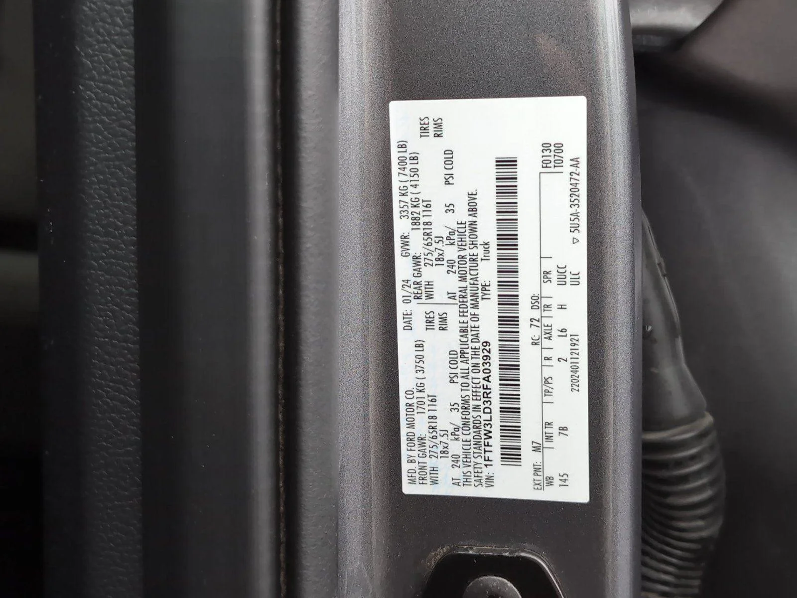 Used 2024 Carbonized Gray Ford XLT image 13
