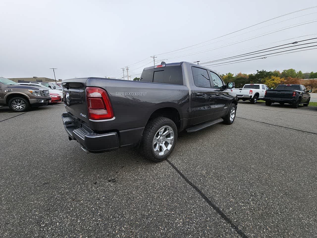 Used 2023 Granite Crystal Metallic Clearcoat Ram Big Horn image 8