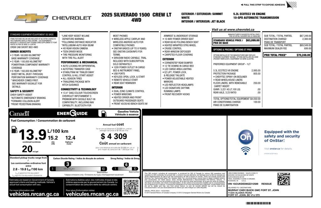 Used 2025 White Chevrolet LT image 4