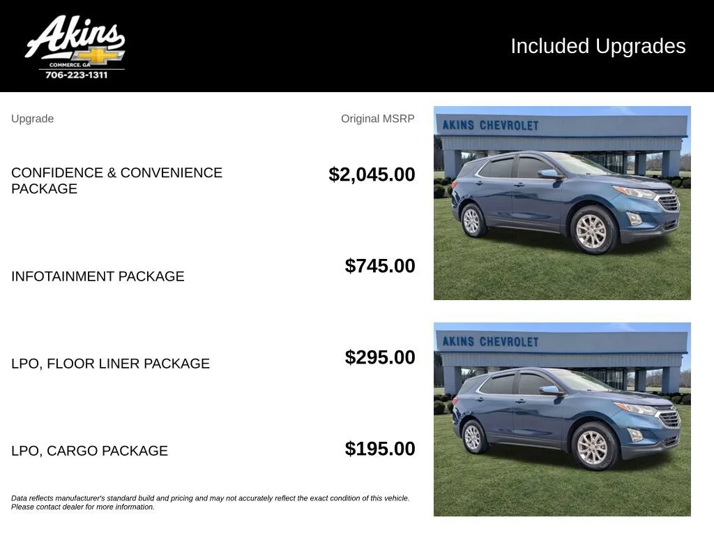 Used 2020 PACIFIC BLUE METALLIC Chevrolet LT image 5