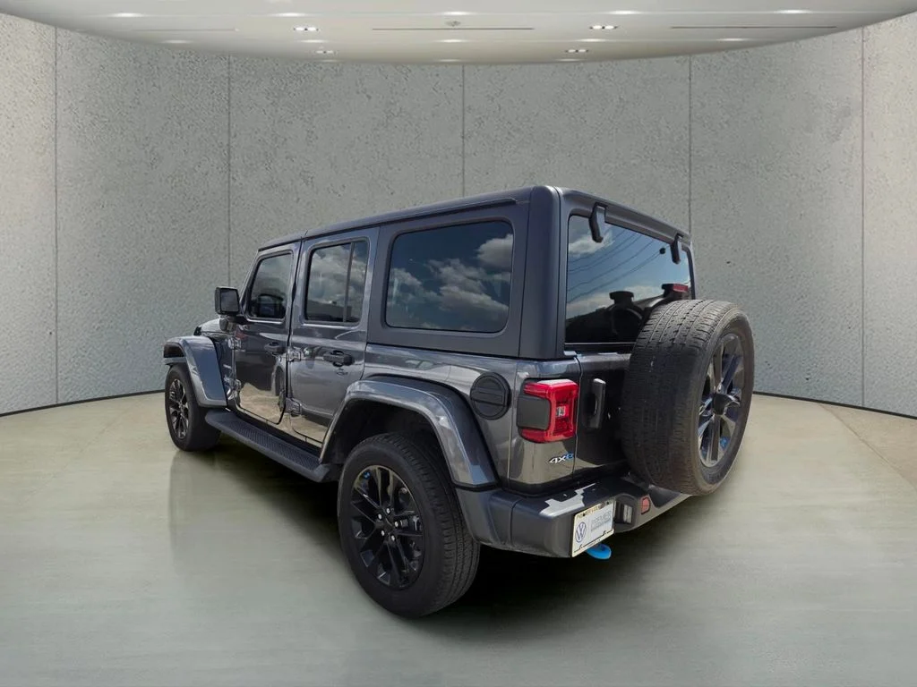 Certified Used 2022 Gray Jeep Unlimited Sahara 4xe image 3