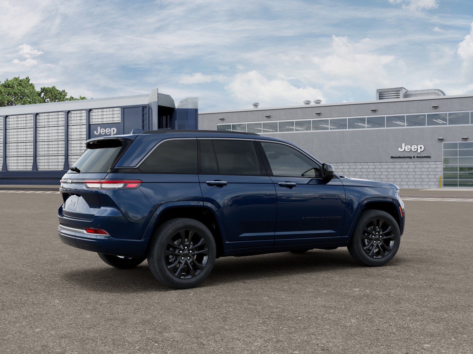 New 2026 Fathom Blue Pearl-Coat Exterior Paint Jeep Limited image 2
