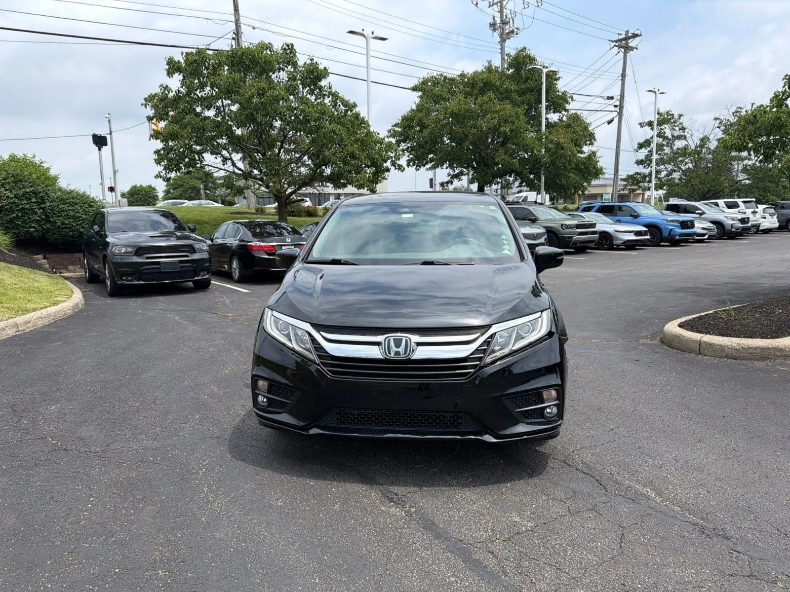Used 2019 Crystal Black Pearl Honda EX image 3