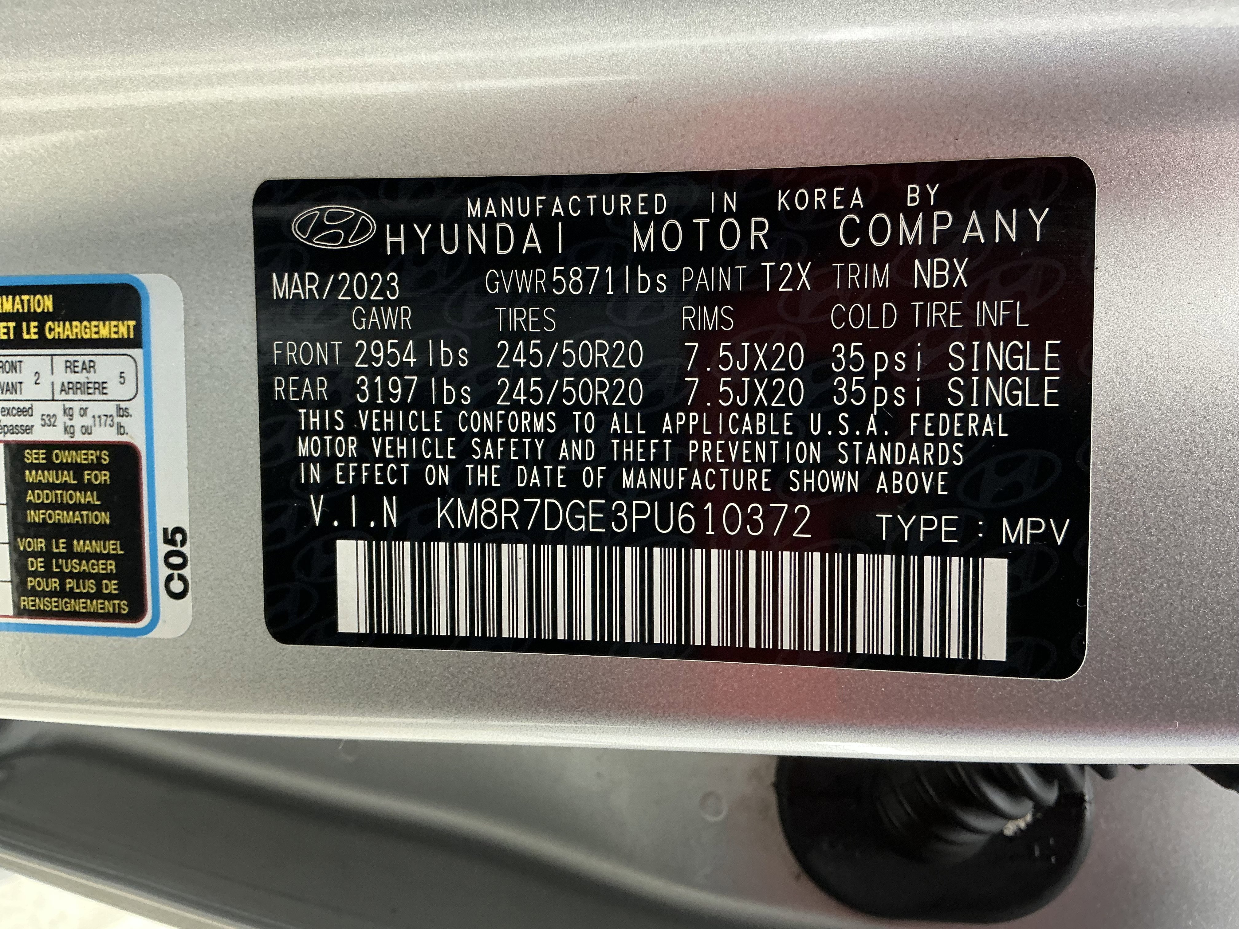 Certified Used 2023 Typhoon Silver Hyundai Calligraphy image 15