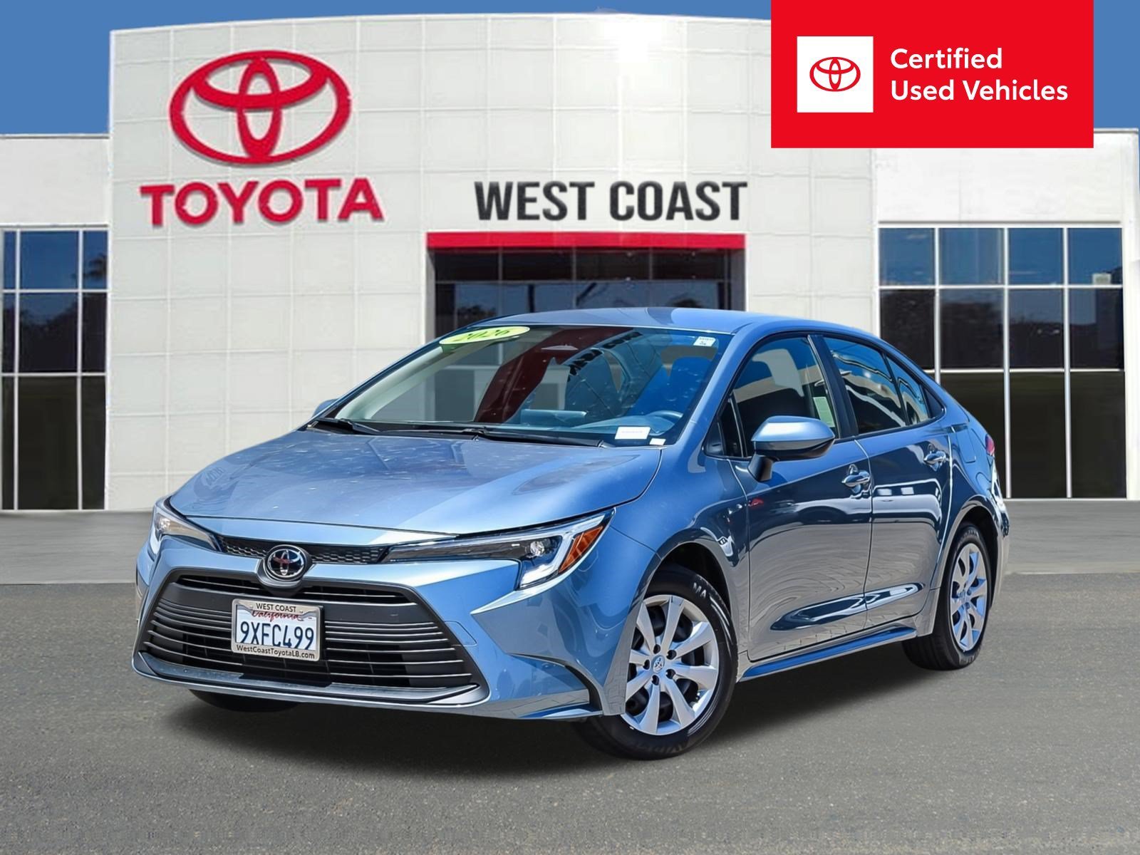 Certified Used 2026 Celestite Toyota Hybrid LE image 1
