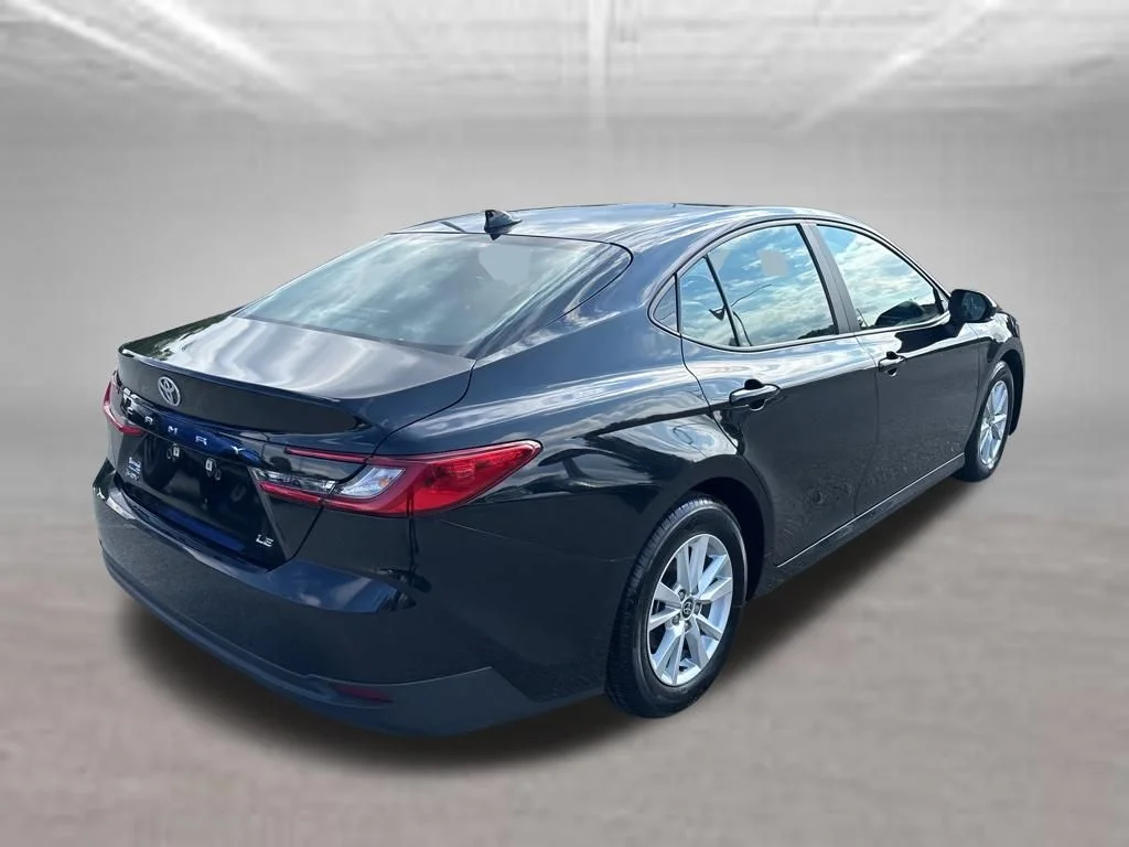 Used 2025 Midnight Black Metallic Toyota LE image 5
