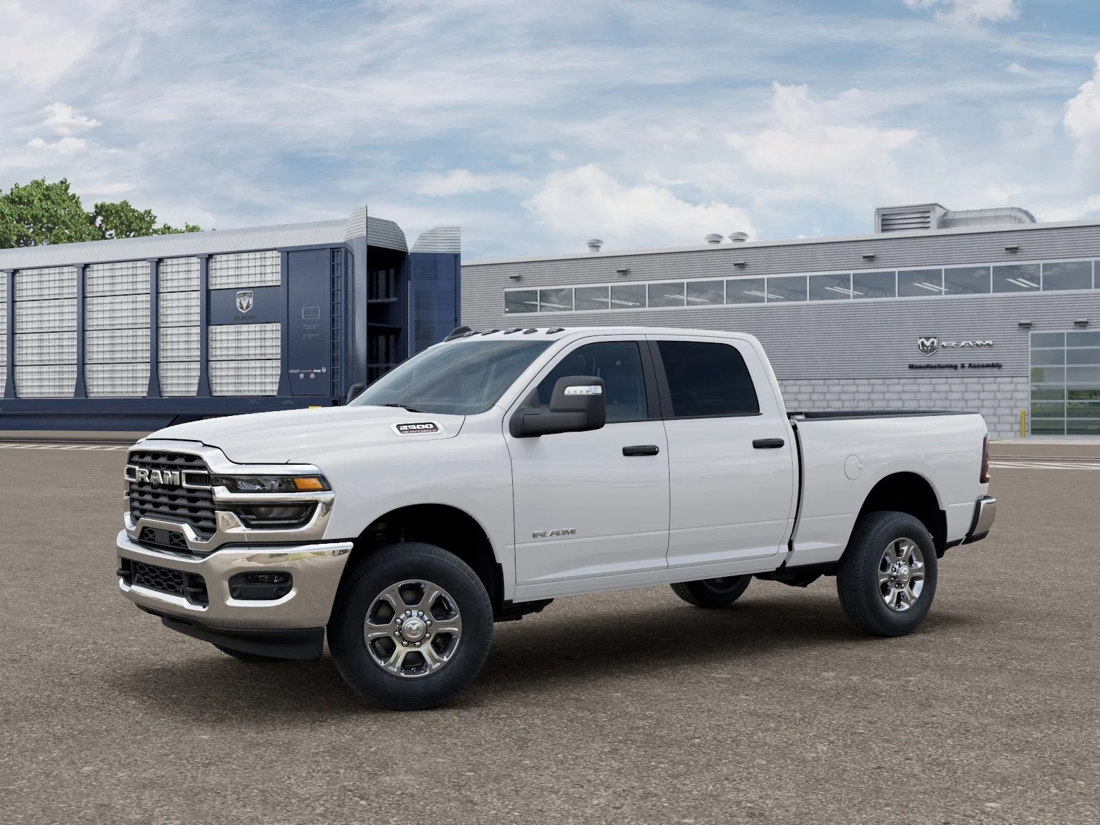 New 2026 Bright White Clearcoat RAM Big Horn image 1