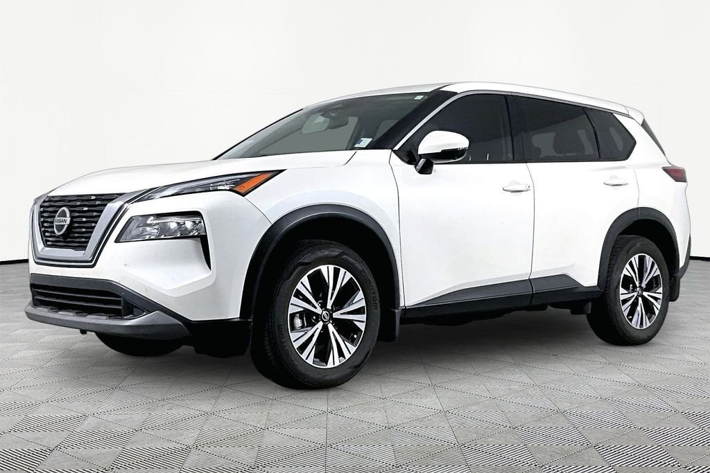 Certified Used 2021 White Nissan SV image 1