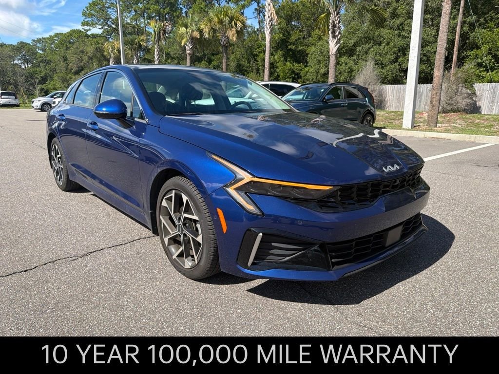 Certified Used 2025 Blue Kia EX image 1
