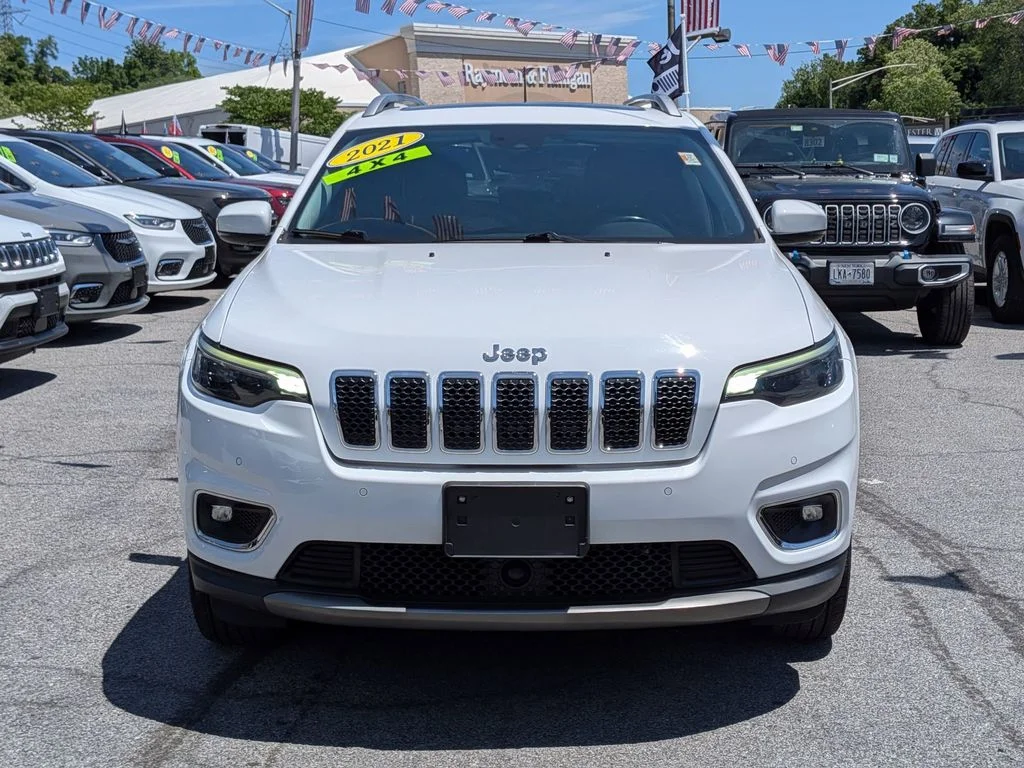 Used 2021 White Jeep Limited image 3