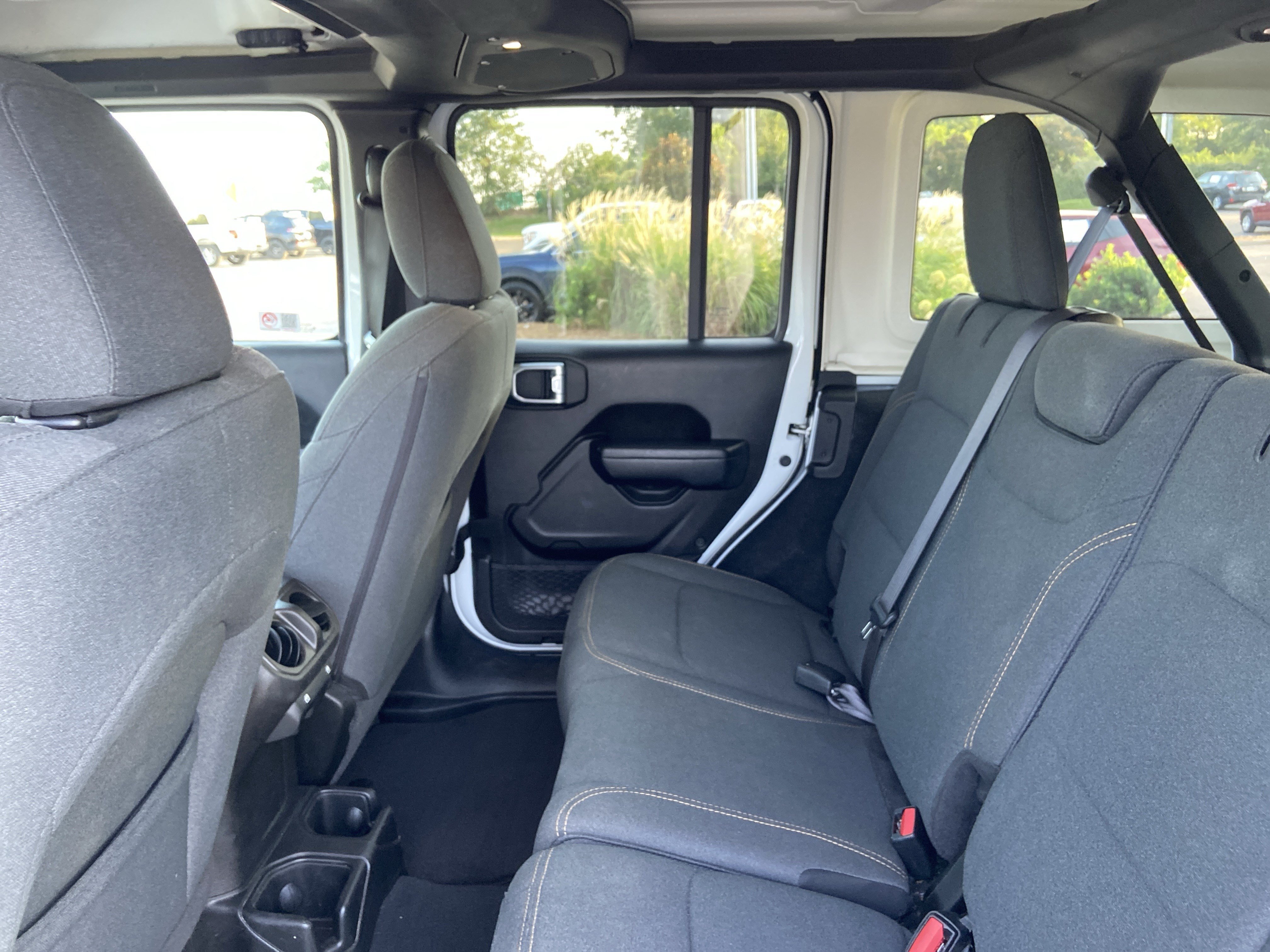 Used 2024 Bright White Clearcoat Jeep Sport S image 17