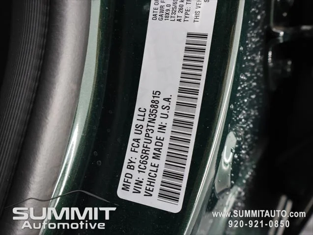 New 2026 Serrano-Green Metallic Exterior Paint RAM RHO image 97