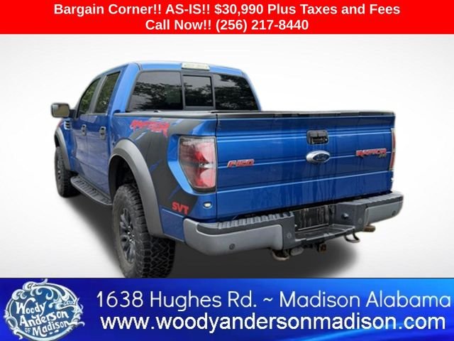 Used 2013 Blue Flame Metallic Ford SVT Raptor SUPERCHARGED image 4