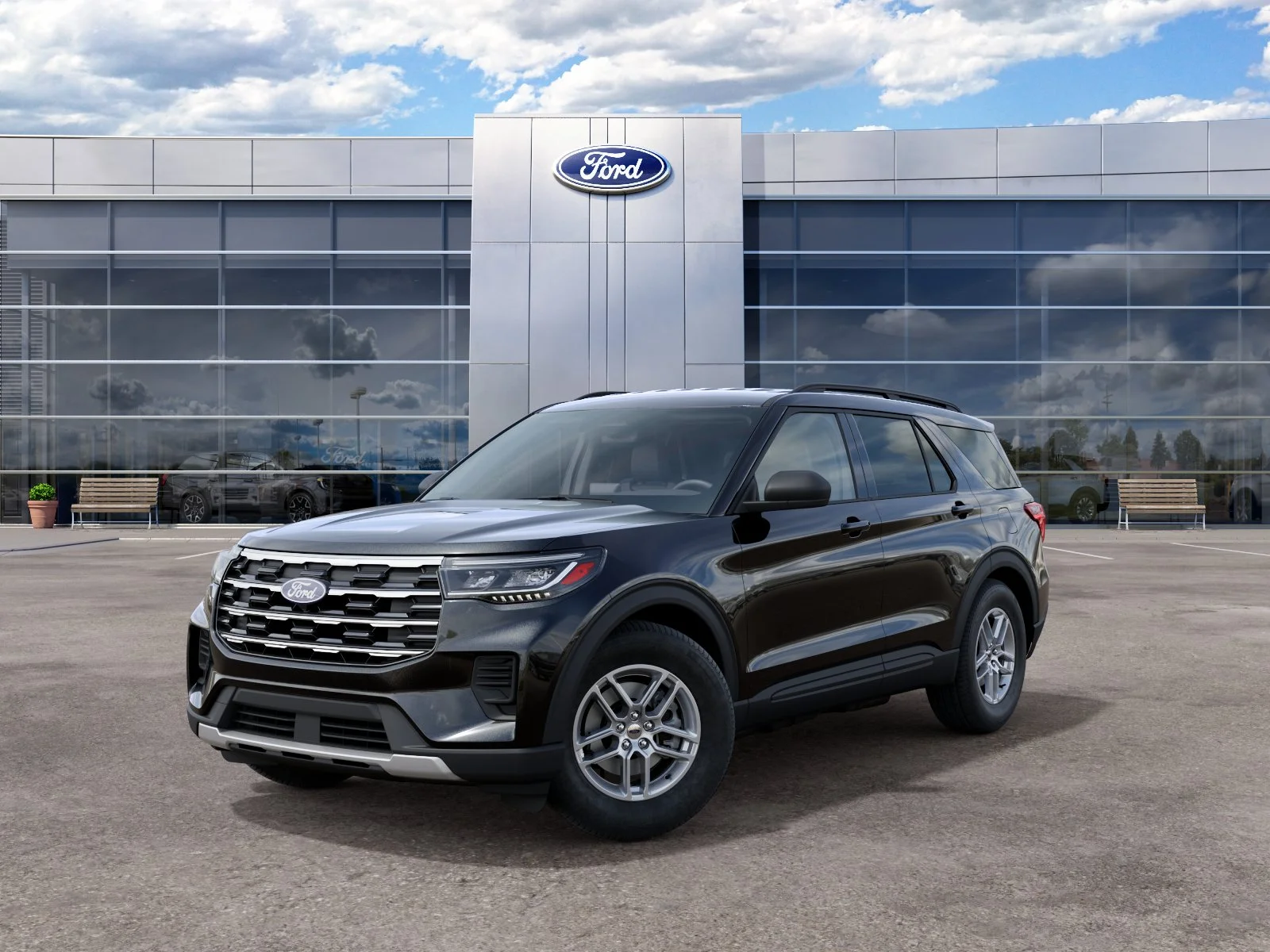 New 2027 Agate Black Metallic Ford Active image 2