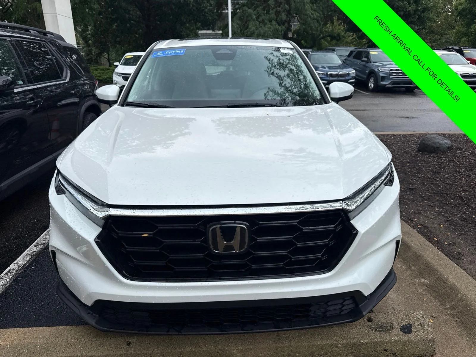 Used 2024 Platinum White Pearl Honda EX image 2