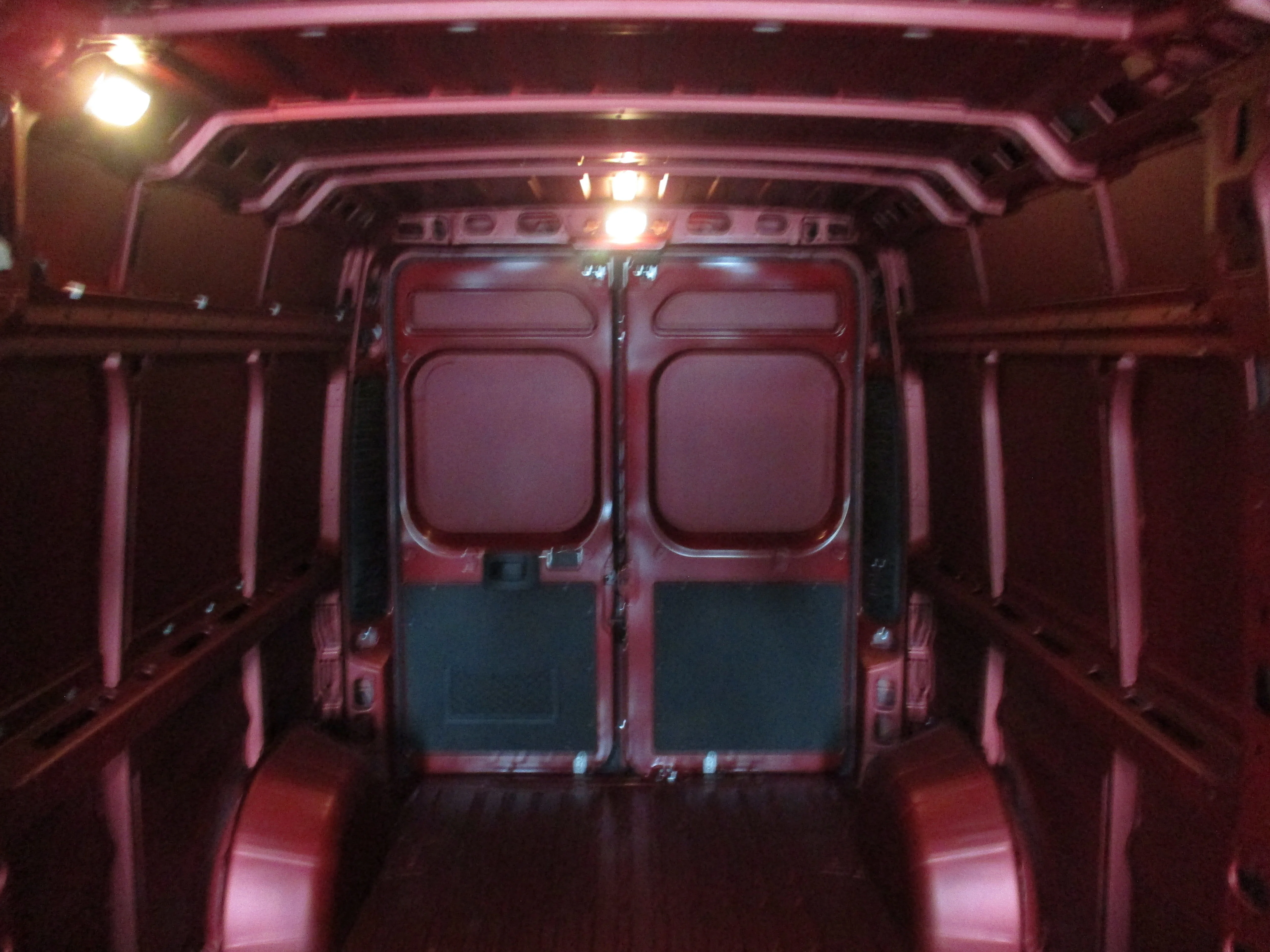 New 2026 Deep Cherry Red Crystal Pearl-Coat Exterior Paint RAM Tradesman 2500 High Roof 159 WB image 19