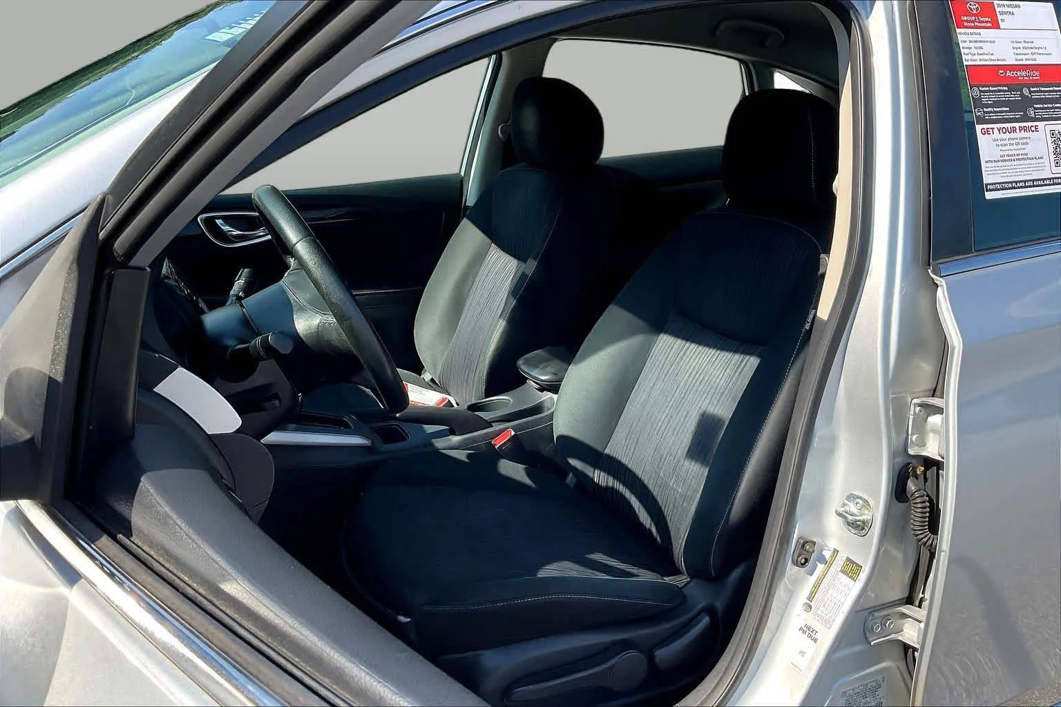 Used 2019 Brilliant Silver Metallic Nissan SV image 8