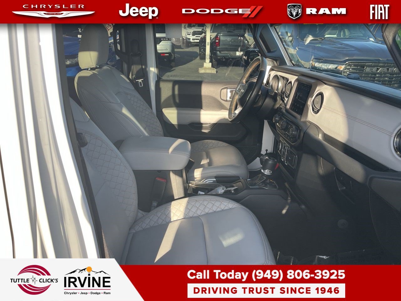 Used 2021 Bright White Clearcoat Jeep Unlimited Sahara High Altitude image 16