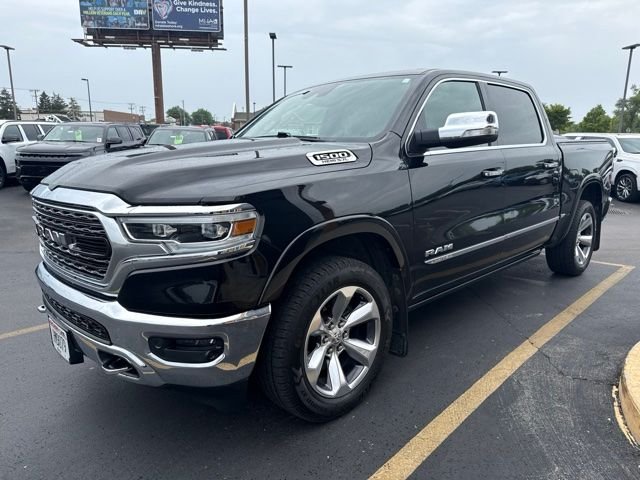 Used 2019 Diamond Black Crystal Pearlcoat Ram Limited image 3