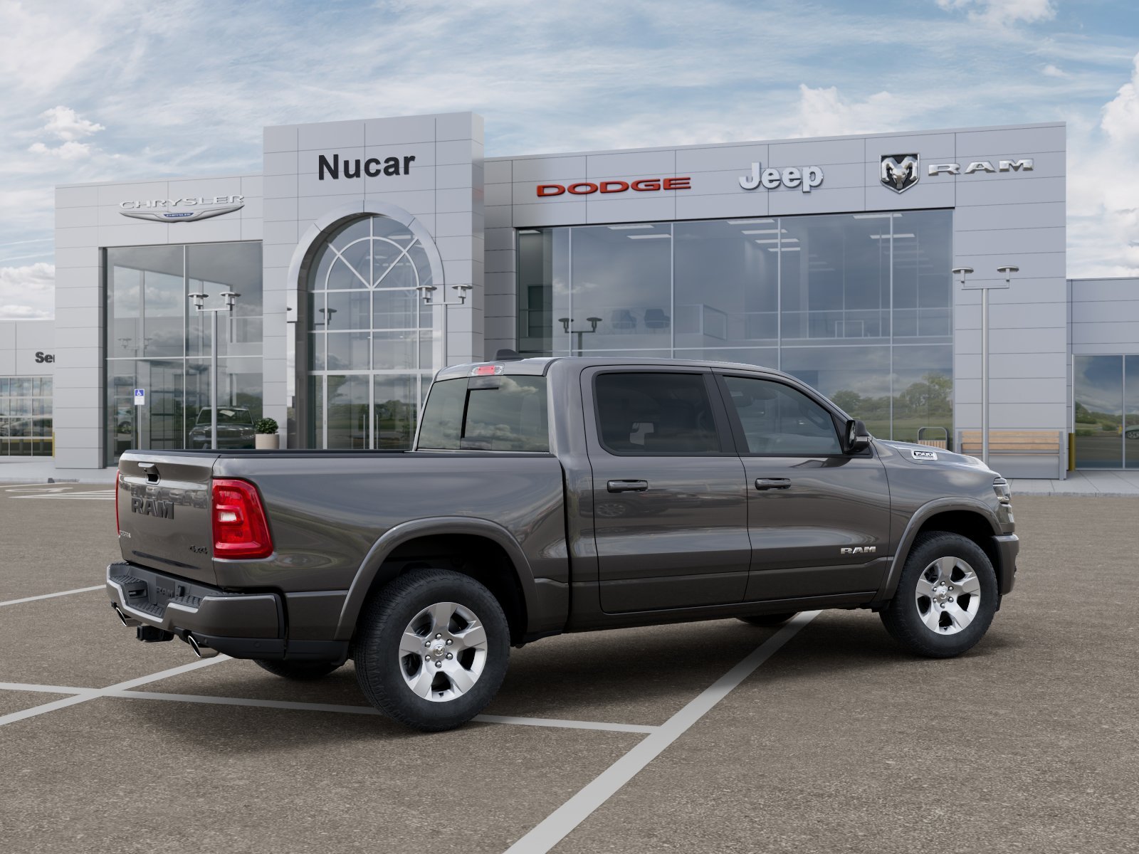 New 2026 Granite Crystal Metallic Clear-Coat Exterior Paint RAM Big Horn/Lone Star image 5