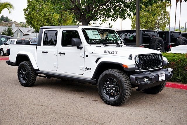New 2025 Bright White Clear-Coat Exterior Paint Jeep Willys image 6