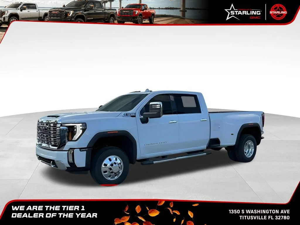 New 2026 Glacier White Tricoat GMC Denali DRW image 1