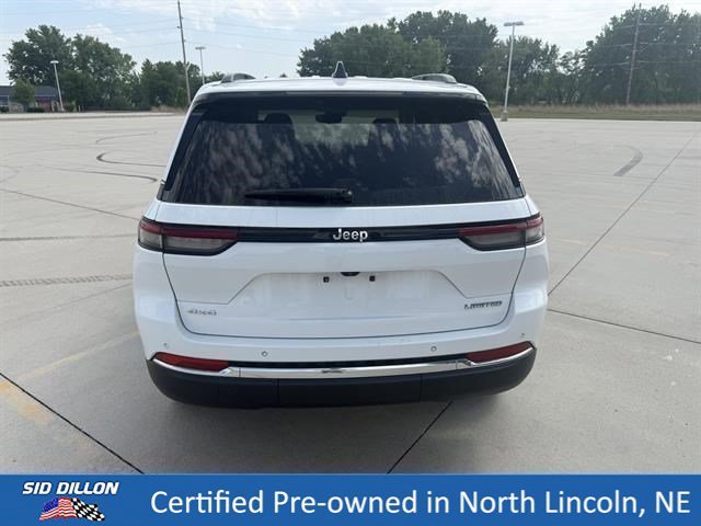 Used 2023 Bright White Clearcoat Jeep Limited image 5