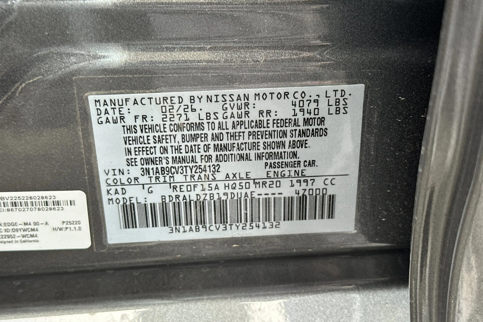 New 2026 Gun Metallic Nissan SV image 26
