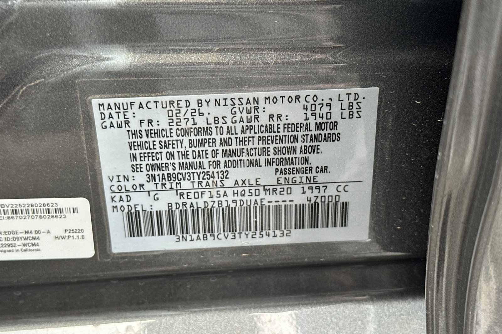 New 2026 Gun Metallic Nissan SV image 26