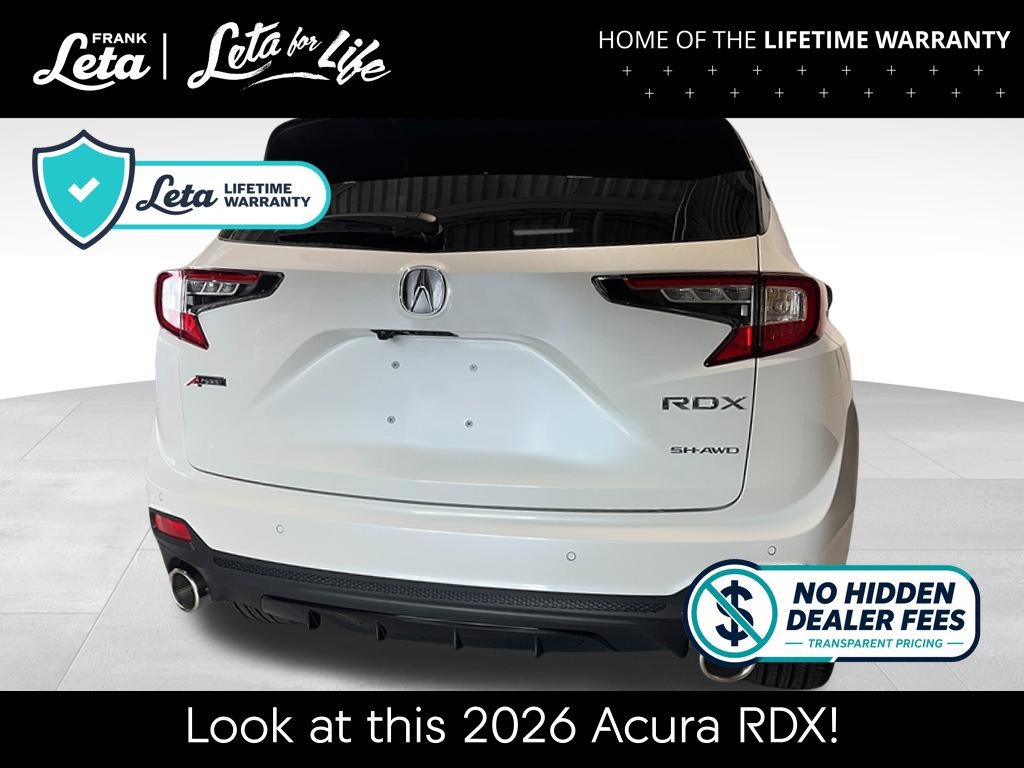 New 2026 Platinum White Pearl Acura w/A-Spec Package image 4