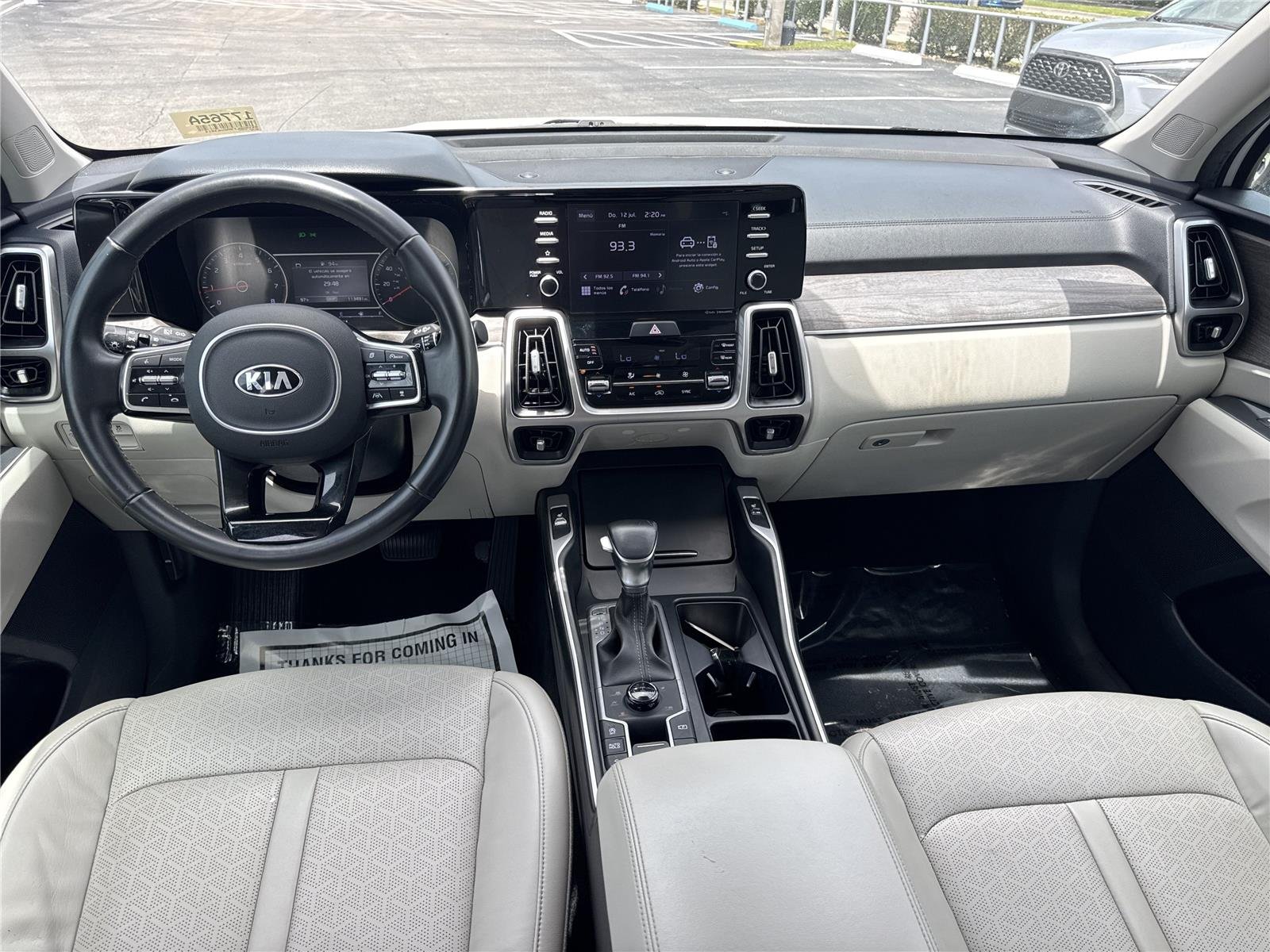 Used 2021 Glacial White Pearl Kia EX image 17