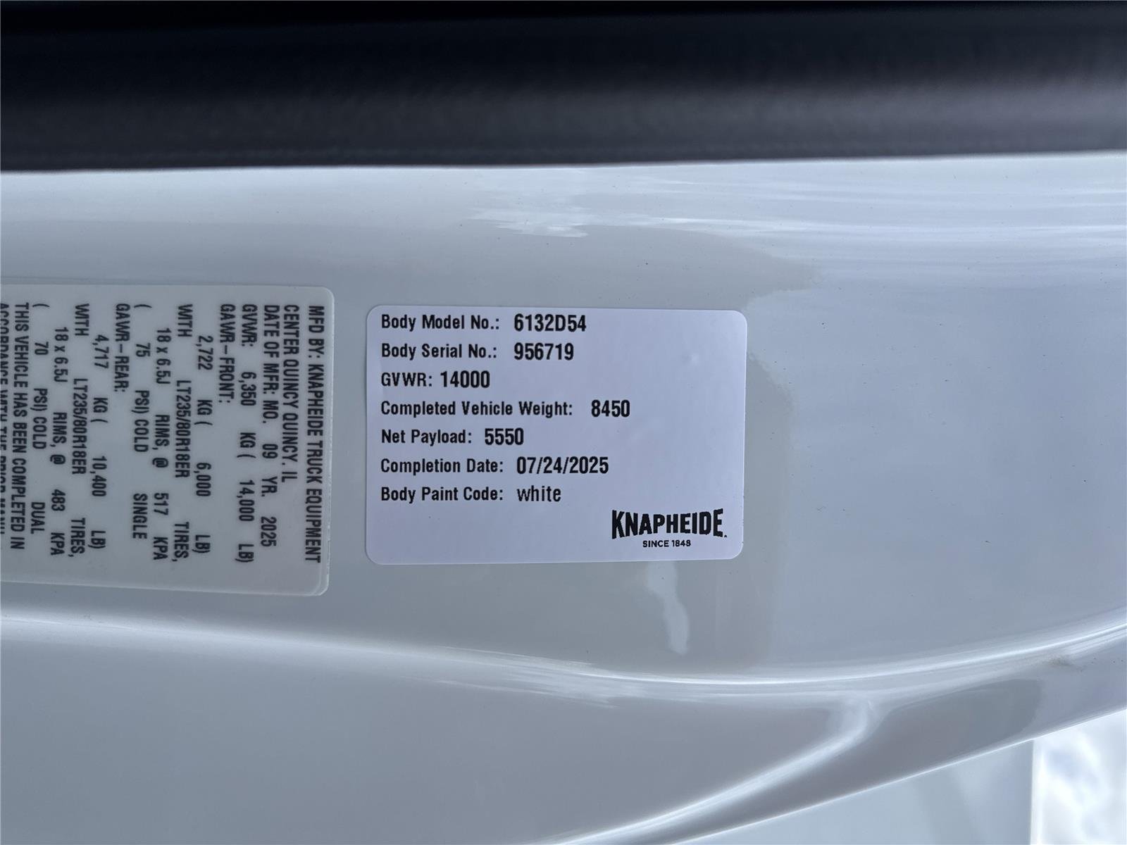 New 2025 Summit White Chevrolet Work Truck image 13