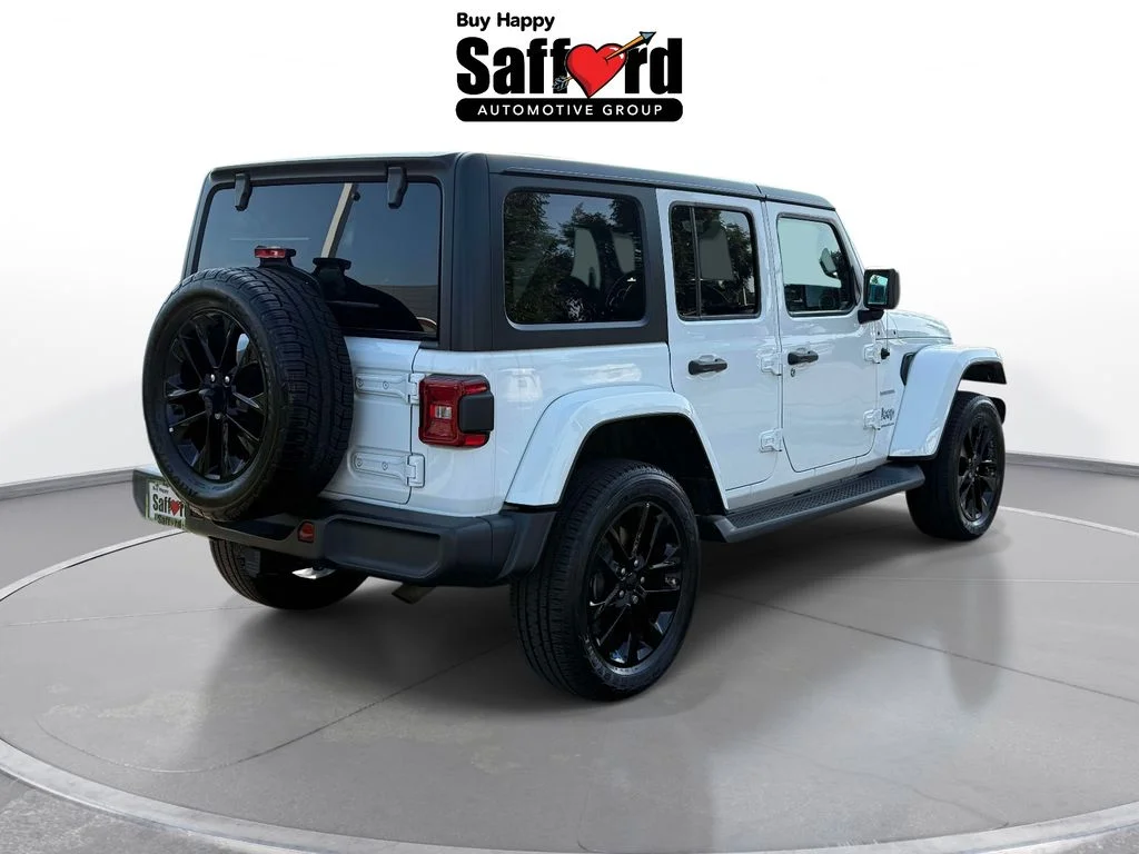 Used 2023 White Jeep Sahara 4xe image 10