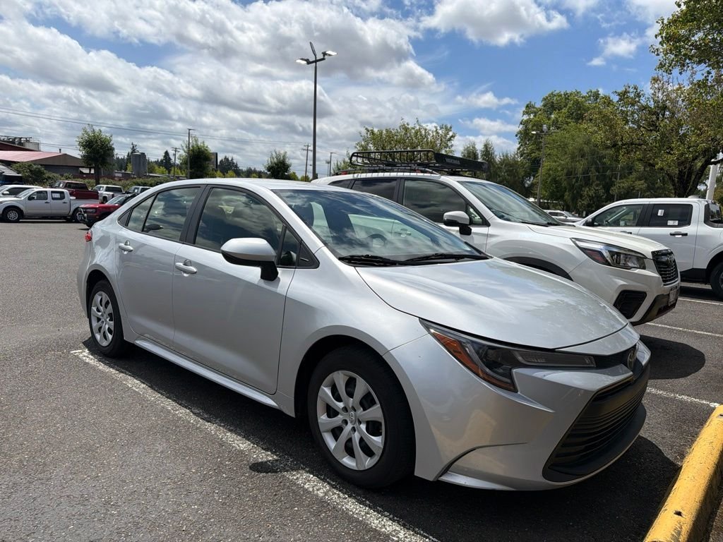Used 2024 Classic Silver Metallic Toyota LE image 2
