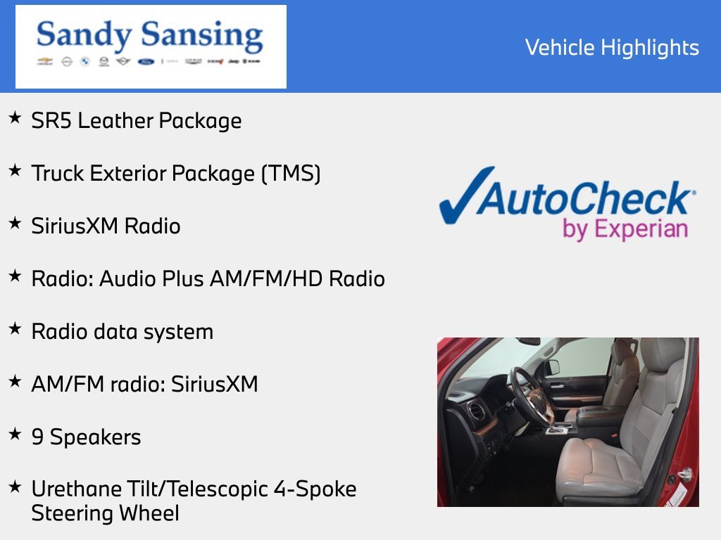 Used 2021 Red Toyota SR5 image 7
