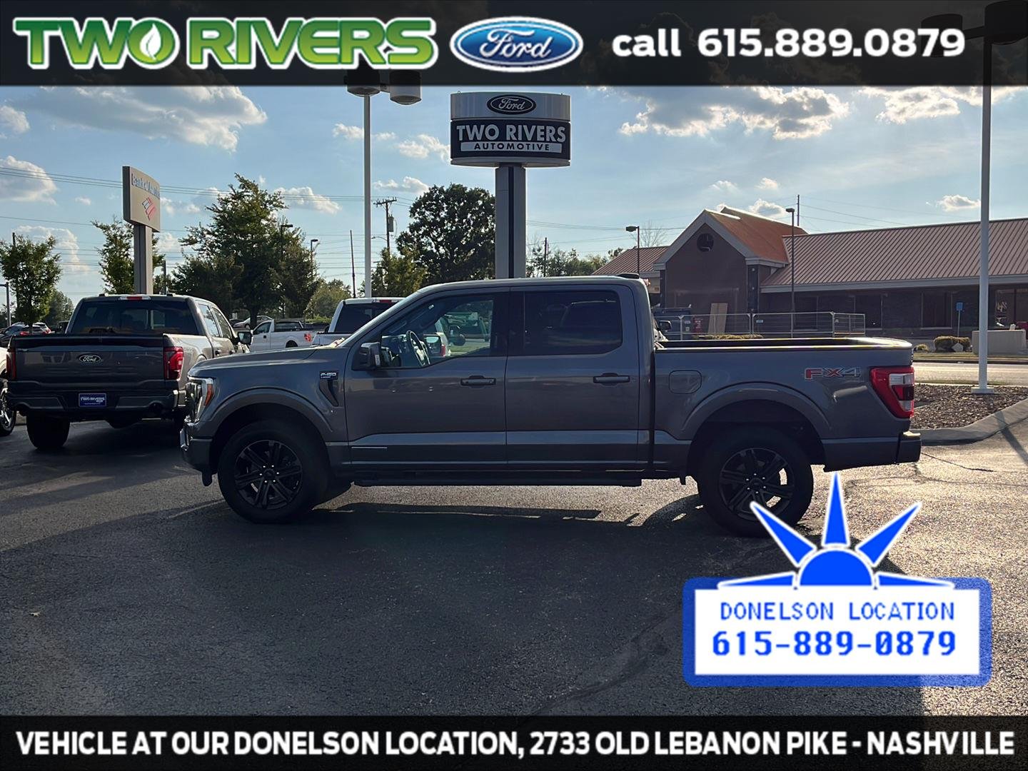 Used 2021 Carbonized Gray Metallic Ford LARIAT image 59