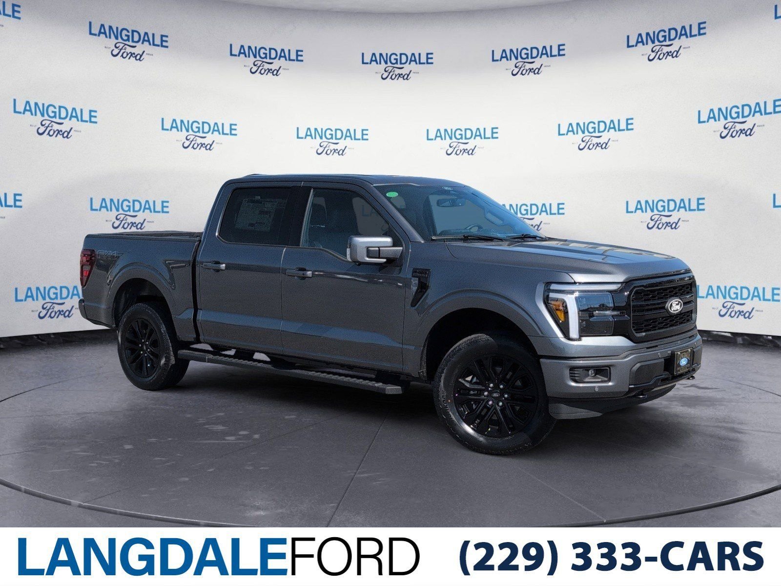 New 2026 Carbonized Gray Metallic Ford Lariat image 1