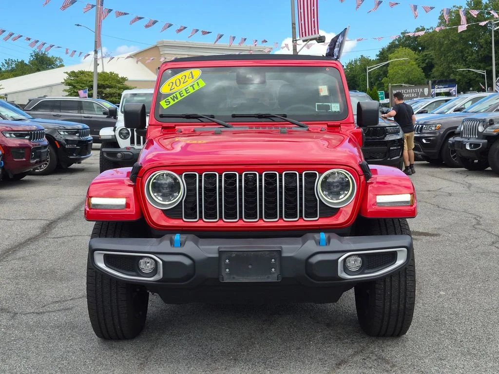 Used 2024 Red Jeep Sahara 4xe image 3